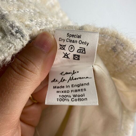 Emilio De La Morena FALL 2018 READY-TO-WEAR TWEED BLAZER - Picture 8 of 11